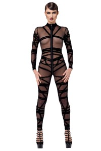 Combinaison floquée Bondesque F357 - Noir Handmade