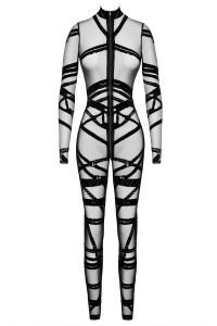 Combinaison floquée Bondesque F357 - Noir Handmade