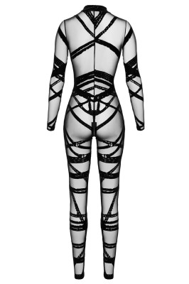 Combinaison floquée Bondesque F357 - Noir Handmade