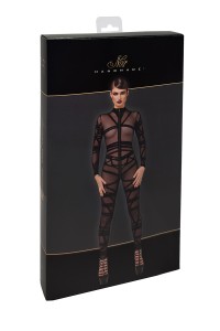 Combinaison floquée Bondesque F357 - Noir Handmade