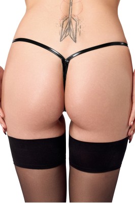 String en vinyle Dominae P014 - Noir Handmade