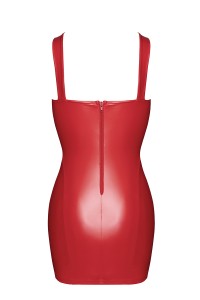 Mini robe lacée Bombshell F364 - Noir Handmade