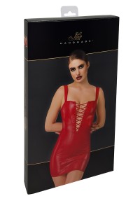 Mini robe lacée Bombshell F364 - Noir Handmade