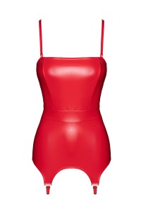 Corset à jarretelles Bombshell F368 - Noir Handmade