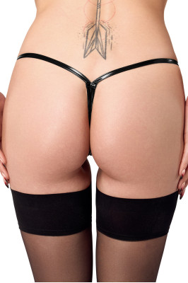 String en vinyle Dominae P014 - Noir Handmade