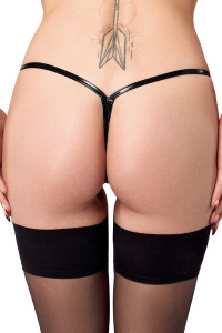 String en vinyle Dominae P014 - Noir Handmade