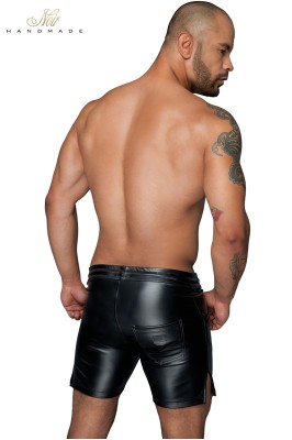 Short casual wetlook H061