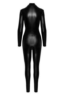 Combinaison intégrale Caged avec anneaux F319 wetlook